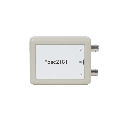 Fosc21C1 2-Channel USB PC Oscilloscope 1Mhz Sampling Rate Portable Oscilloscope MCU Development 1