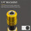 2pcs Portable Screwdriver Bit Holder Double  Extension Rod Quick Release 1/4inch Hex Screw Adapter Socket 4