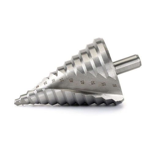 6-60mm Step Drill Bit Spiral  Pagoda Hole Metal Sheet Cone Drill Bit Triangular Shank Step Hole Opener Reamer 2