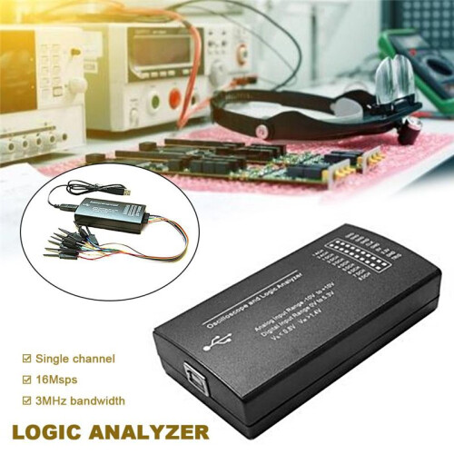 LHT00SU1 Virtual Oscilloscope Logic Analyzer Multifunctional Full-Featured Signal Generator with 16MHz Max Sampling Rate 1