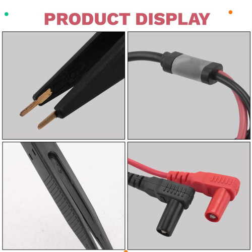 SMD SMT Chip Test Clip Multimeter Probe Tweezers for Capacitance Inductance Resistor Measurement Multi-Use Test Tool 1