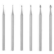 6 Sztuk Biżuterii Bud Burr - 3/32 Cala Shank Lapidary Making Tools Bud Burs Bity do Grawerowania Biżuterii do Narzędzi Obrotowych
