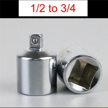 6pc Socket Converter Adaptor Set Sleeve Adapter 1/2,3/8,1/4 Interchangeable Adapter Ratchet Wrench Attachment