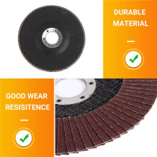 8 Pièces Disques en Oxyde D'Aluminium Disques Abrasifs 125 mm Grains 40/60/80/120 Lames de Meules pour Finition de Meuleuse D'Angle