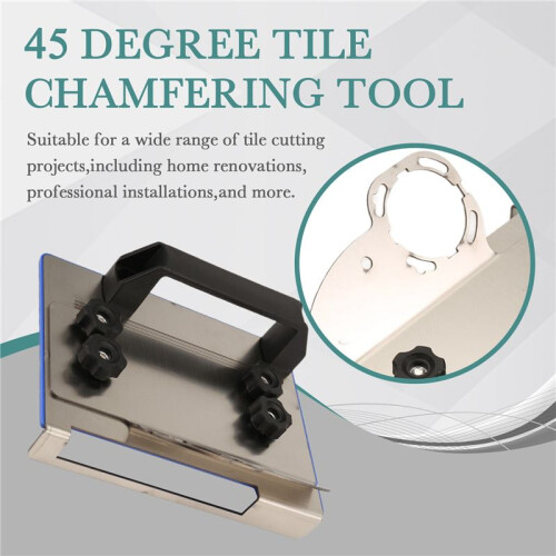 45 Degree Tile Chamfering Tool -Angle Grinder Stand for Tile 45 Chamfer Cutting,Grinder Tool for Cutting Ceramic Stone 2