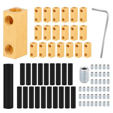 Connecteurs de Fil 8 AWG, Kit D'Épissure de Fil 20 A, Borne de Connexion Rapide, Bornes de Circuit Jaune pour L'Industrie Électronique