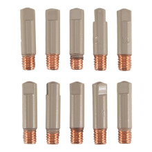 MB 15AK Welding Contact Tips Coating Protect 25mm M6 Gas Nozzle Tip MIG Welding Torche Welding Tool Parts 1.0mm