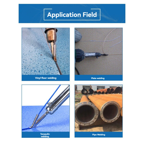 4pcs/Set 8mm Round & Triangular Speed Welding Nozzle Tacking Nozzle for Hot Air  Torch Welding Plastic Rods 2
