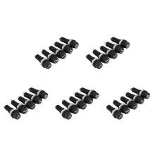25 Stuks AC 125V 15A 6 X 30 mm Paneelgemonteerde Zekeringhouder