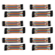 240pcs 10 cm Breadboard Jumpers Plug Male to Male Jumper Wires Cables