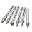 6MM Shank Cylinder Diamond Grinding Bits Cylindrical Points Coated Carving Burrs Lapidary Tools Jade Stone Marble 2