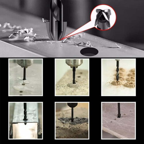 Eccentric Twist Drill Bit, Bevel Headeccentric Drill Bit Set, Masonry Drill Bit Set, Angle Drill Bit Set 2