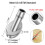 40 Pack Angle Beveled Protector Sleeves, Wood Post Protector Stair Cable Railing 1/8, 45 Degree 8