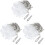600PCS Male/Female Spade Crimp Terminals Electrical Insulating Sleeve Wire Wrap Connector, 2.8MM 1