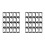 Single-Gang (1-Gang) Low Voltage Wall Plate Mounting Brackets,40PCS 1
