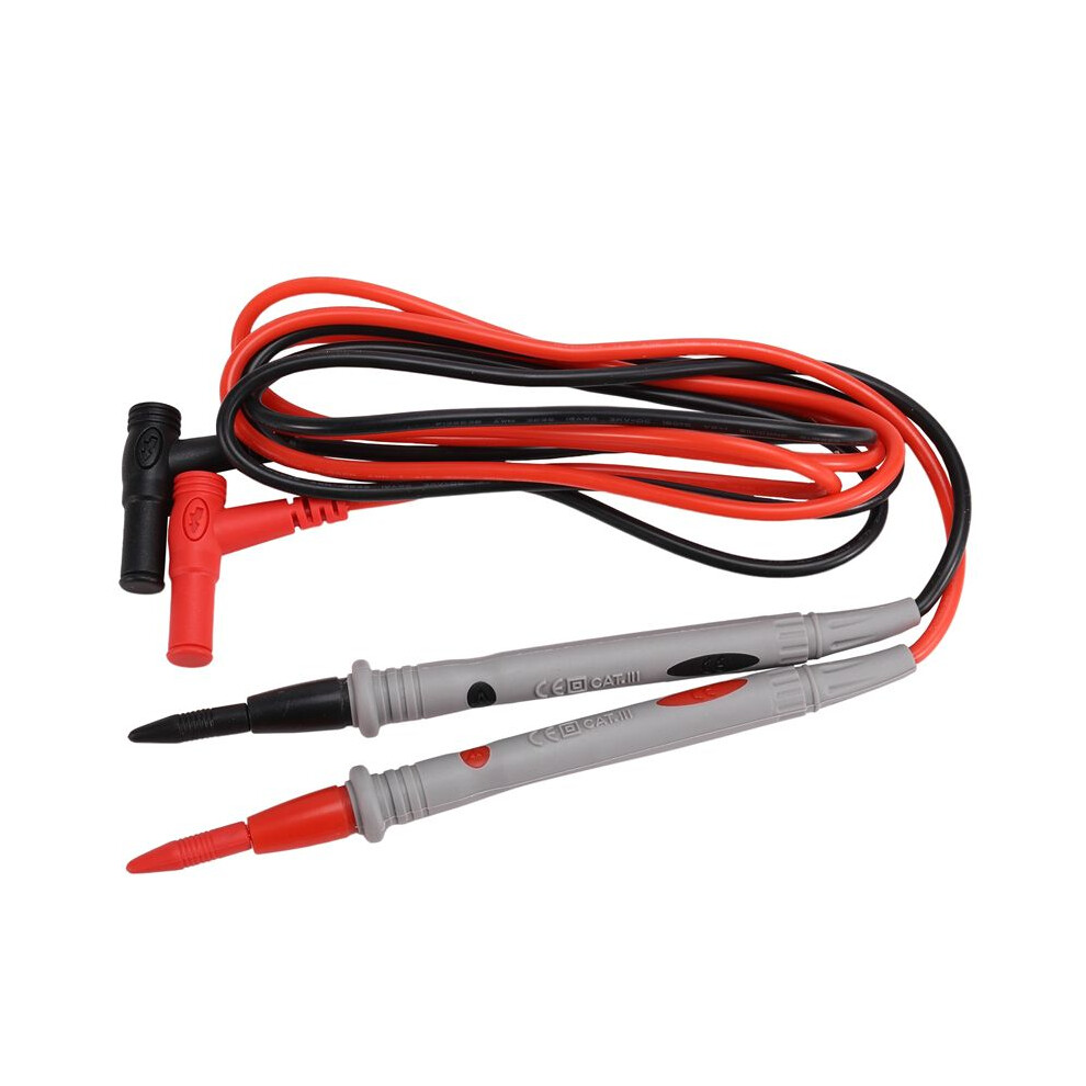 Tester Probe Pen Multimeter Pen Silicone Test Leads 20A 1000V Replaceable Needle Probes Tester Cables For Multimeter 6033495054375