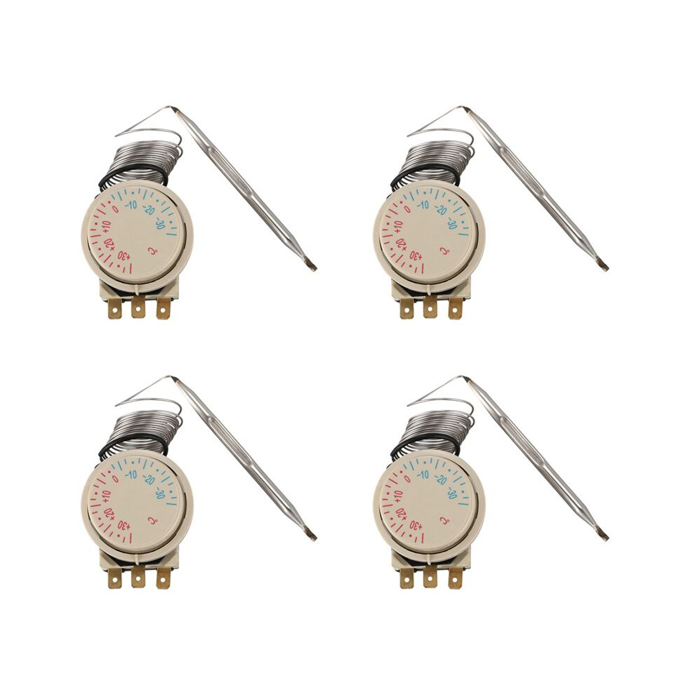 4X Freezer -30-+30 Ac 250V 16A Ac380v Temperature Capillary Thermostat 4711503411922