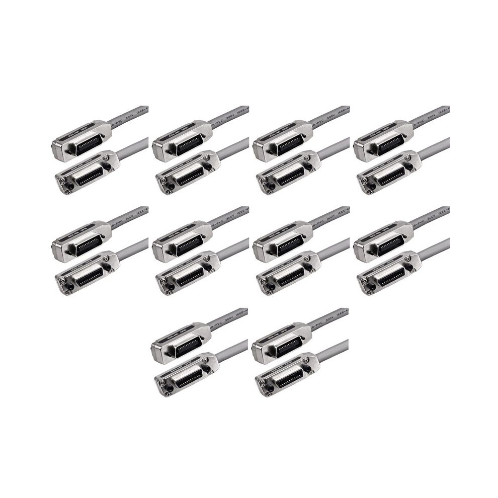 10Pcs 1M Ie488 Gpib Data Cable Industrial-Grade Communication Transmission Cable Terminal Pci Industrial Control Cable 4714005866542