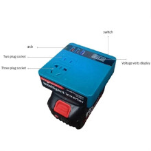 3X för Lithium Battery Inverter, Electric Tool Battery Inverter AC220V/ DC5V/20V Outdoor Operation Inverter