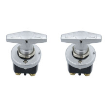 2X 12V 1500 Amp Heavy Duty Battery  with Rush Keep It Clean Muscle Car Battery Isolator Disconnector