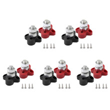 10Pcs 48V 150A BusBar M10 Terminal Block Studs Battery Power Distribution Terminal Stud Bus Bar Connector for RV Boat