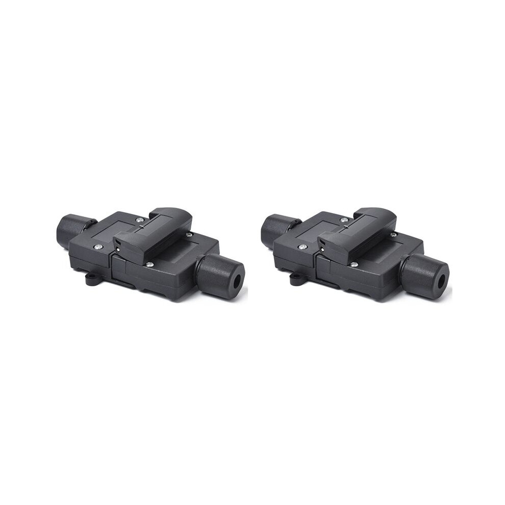 2X 12V Trailer Socket Plug 7 Pin Flat Male+7 Pin Plug Flat Female For Rv Truck 4712478074198