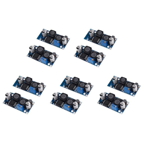 10Pcs Adjustable - Buck Boost Converter Automatic Wide Voltage Regulator XL6009 Voltage Module