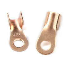 160 Peças 10a-50a Conector de Anel de Crimpagem Aberto Cabo Ot Terminal de Fio Elétrico Kit de Conectores Terminais de Cobre