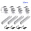 12x Solar Panel Mount Bracket Photovoltaic Panel Rail Solar Panel Mount Fastening Module with Mid 35mm 8