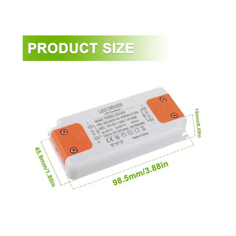 2X 12V 15W Led Transformer Led Low Voltage Transformer No Noise Led Driver Power Supply For G4 Mr16 Mr11 Gu4 Gu5.3 Led 6033247062771