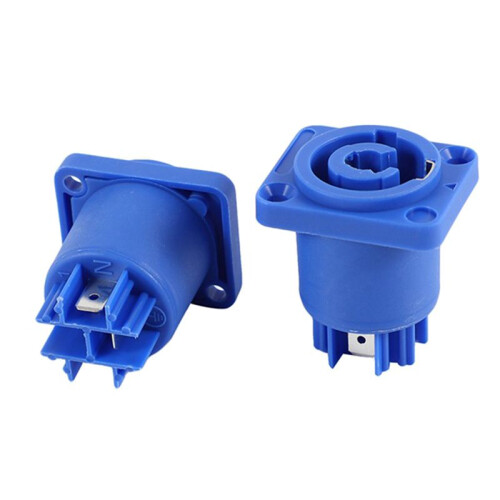 40PCS Powercon Connector 3 Pins 20A 250V Power Speaker Panel Socket Female for LED Screen Stage Lighting, 1