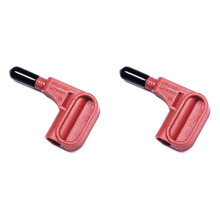 2X Electronic Multimeter Magnetic  4mm Banana Plug Solderless Fast Magnet Probe Terminal Multimeter Accessories Red