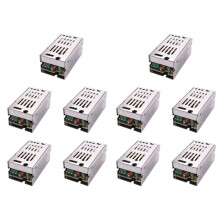 10X Voltage Transformer Power Supply AC 110/220V to  12V 1A Silver