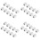 40Pcs RJ45 Connector  Jack Cat6 Extension Coupler Ethernet Network LAN Cat 6 Coupler Jacks Extend Adapter,White 1