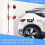 2X 5Pin Adapter Plug 32A to 16A Coupling Socket [3-Phase,400V] Hose Cable High Current Adapter ,Protection Class IP44 5