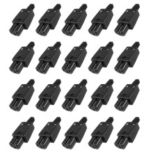 20X IEC320 C15 AC 250V 10A Femminile Presa di Alimentazione Adattatore Nero