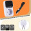 3X Digital Temperature Controller Socket Outlet Thermostat with  Sensor Probe Heating Cooling  16A EU Plug 9
