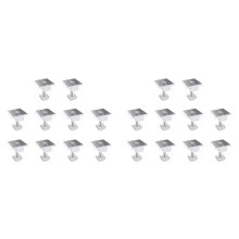 20Pcs Solar Clamp Adjustable Solar Panel Bracket Clamp Wide Photovoltaic Support for Solar Panel System 30mm