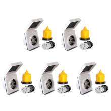 5X 30AMP RV Power Inlet Outlet Shore Power Kit W/Boot Cord Protector 125V NEMA L5-30P L5-30R Male Female Connector Plug