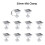 20Pcs Solar Clamp Adjustable Solar Panel Bracket Clamp Wide Photovoltaic Support for Solar Panel System 30mm 2