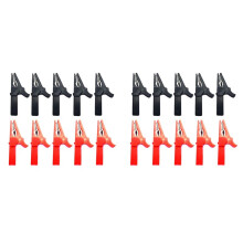 20Pack Alligator Clips 1000V 32A Heavy Duty Full Insulated Automotive Car Battery Alligator Clips Electrical Test Clips