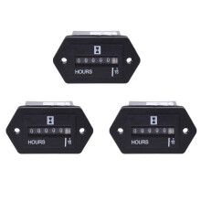 3X AC100-250V Generator Versiegelter Betriebsstundenzähler für Generatorboote Automobile ATV UTV Go Carts