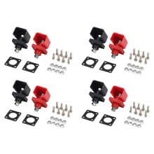 8pcs 200A Storage Lithium Battery Terminal High Current Lithium Battery Copper Terminal Connector