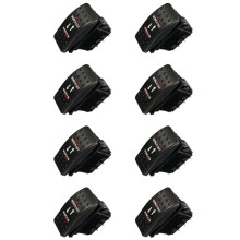 8X 12V 20A Winch in Winch Out -OFF- Rocker  7 Pin LED RED