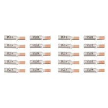 20 Piezas de Terminales de Cable de Aluminio y Cobre para Disyuntor, Conectores de Cable para Medidor Eléctrico, Terminales de Cable Bimetálicos