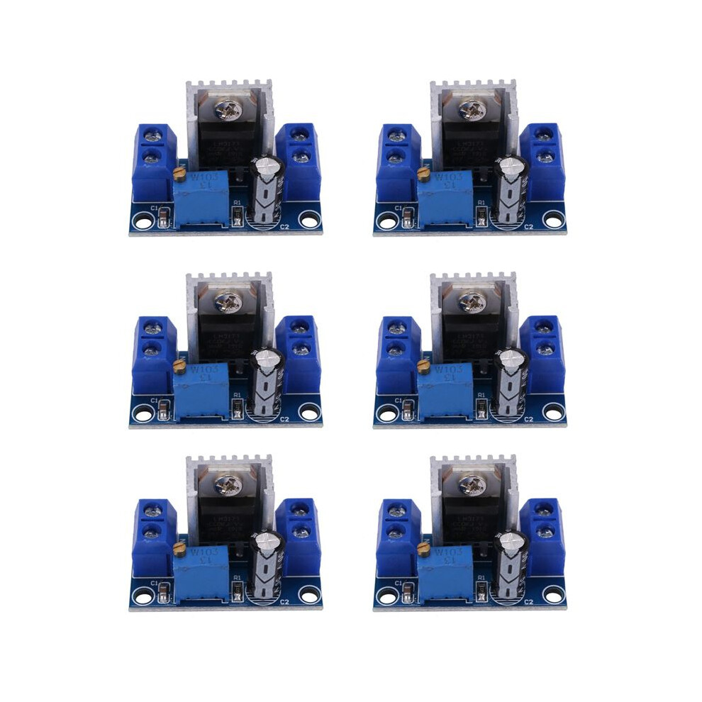 6X Lm317 - 1.5A 1.2-37V Adjustable Power Supply Board Converter Buck Step Down Module Adjustable 6034087676357