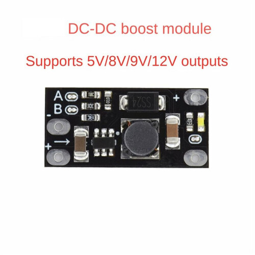 80Pcs  - Boost Step  Converter 3.7V to 12V Voltage Regulator Lithium Battery Boost Module 5V/8V/9V/12V Output 1