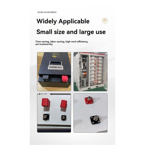 8pcs 200A  Storage Lithium Battery Terminal High Current Lithium Battery Copper Terminal Connector