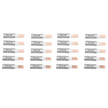 20 Piezas de Terminales de Cable de Aluminio y Cobre para Disyuntor, Conectores de Cable para Medidor Eléctrico, Terminales de Cable Bimetálicos