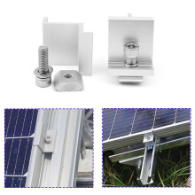 12x Solar Panel Mount Bracket Photovoltaic Panel Rail Solar Panel Mount Fastening Module with Mid 30mm
